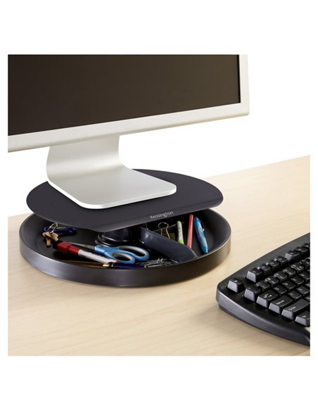 Supporto monitor Spin2 con portacessori - nero - monitor max 18kg- Kensington K52787WW KENSINGTON SUPPORTI-BRACCI MONITOR-NOT...