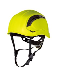 Elmetto da Cantiere Giallo Fluo Granite Wind GRAWIJAFL DELTAPLUS DPI PER TESTA E UDITO