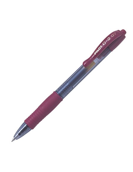 PENNA SFERA GEL SCATTO G-2 BORDEAUX 0.7MM PILOT 001485