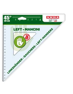 Squadra 45° - 30cm per mancini ARDA 28730MAN ARDA SQUADRE