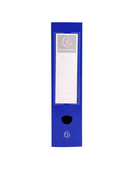 Scatola archivio box con bottone blu f.to 25x33cm D 40mm Exacompta 54632E EXACOMPTA SCATOLE ARCHIVIO CON BOTTONE