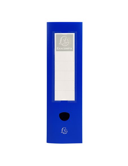 Scatola archivio box con bottone blu f.to 25x33cm D 60mm Exacompta 59632E EXACOMPTA SCATOLE ARCHIVIO CON BOTTONE