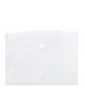 Busta a tasca con velcro in pp trasparente f.to 24x32cm per A4 Exacompta 56421E