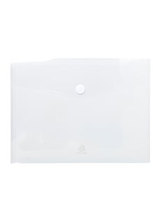 Busta a tasca con velcro in pp trasparente f.to 24x32cm per A4 Exacompta 56421E