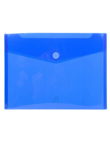 Busta a tasca con velcro in pp colorato f.to 24x32cm per A4 Exacompta 56420E