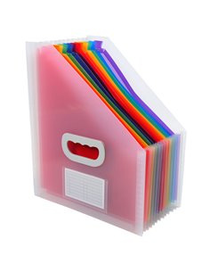 Portariviste a 12 tasche in PP 26,5x32,5 cm CRYSTAL Exacompta 55598E EXACOMPTA CLASSIFICATORI 2