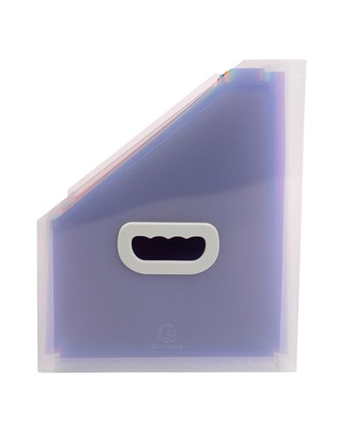 Portariviste a 12 tasche in PP 26,5x32,5 cm CRYSTAL Exacompta 55598E EXACOMPTA CLASSIFICATORI