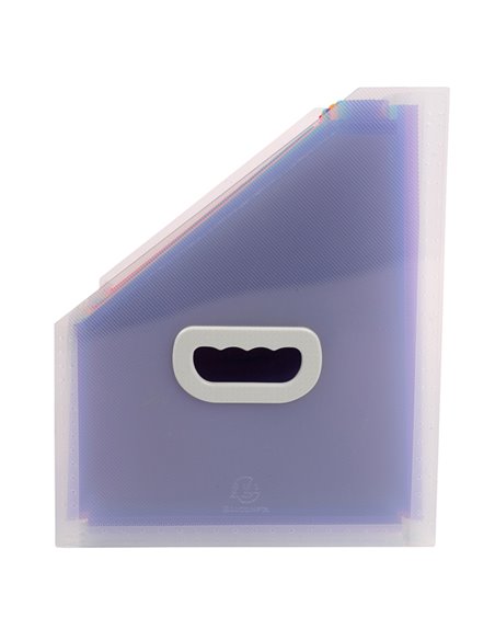 Portariviste a 12 tasche in PP 26,5x32,5 cm CRYSTAL Exacompta 55598E EXACOMPTA CLASSIFICATORI