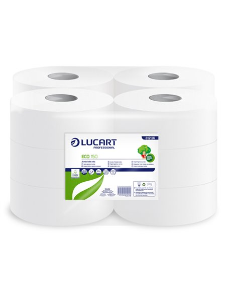 Carta igienica MINI Jumbo Ø19,5cm - 150mt Eco Lucart 812126P Lucart CARTA IGIENICA