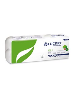 Pacco 10 rotoli Carta Igienica 200 strappi Eco Lucart 811438P
