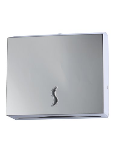 Distributore asciugamani piegati 200Fg in acciaio inox 105011 Medial ACCESSORI PER IL BAGNO E DISPENSER
