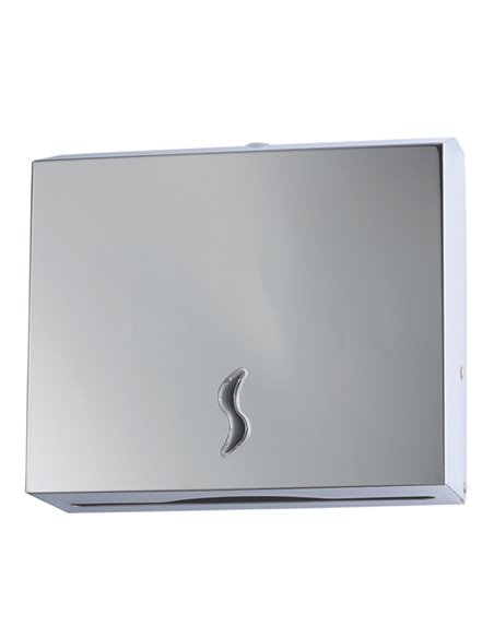 Distributore asciugamani piegati 200Fg in acciaio inox 105011 Medial ACCESSORI PER IL BAGNO E DISPENSER