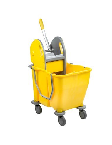Carrello doppia vasca 15+15Lt con Pressa PressDuo 705002 Medial ACCESSORI PER PULIZIA AMBIENTI