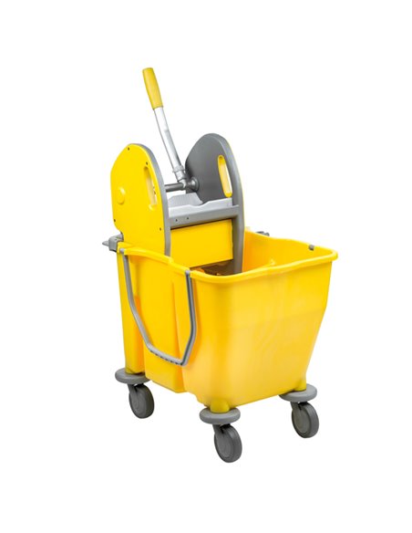 Carrello doppia vasca 15+15Lt con Pressa PressDuo 705002 Medial ACCESSORI PER PULIZIA AMBIENTI