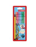 Astuccio 8 pennarelli Stabilo Pen 68 colori pastelli 68/8-01