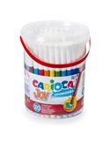 Barattolo 100 pennarelli fine Joy colori assortiti Carioca 43176