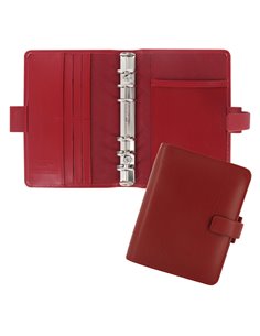 Organiser Metropol Pocket f.to 146x115x35mm rosso similpelle Filofax L026962