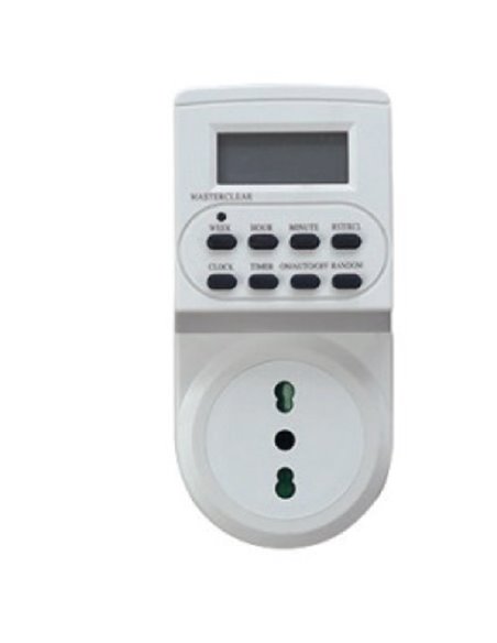 Timer digitale settimanale MKC 493933773 MKC CAVI-PRESE-PROLUNGHE