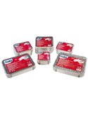 Pack 25 Contenitori alluminio 8 Porzioni + coperchio Cuki 152709897