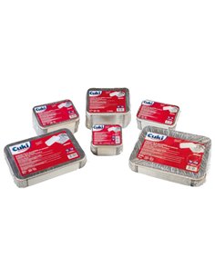 Pack 25 Contenitori alluminio 8 Porzioni + coperchio Cuki 152709897 Cuki Professional CONTENITORI PER ALIMENTI-BORSE-CESTE
