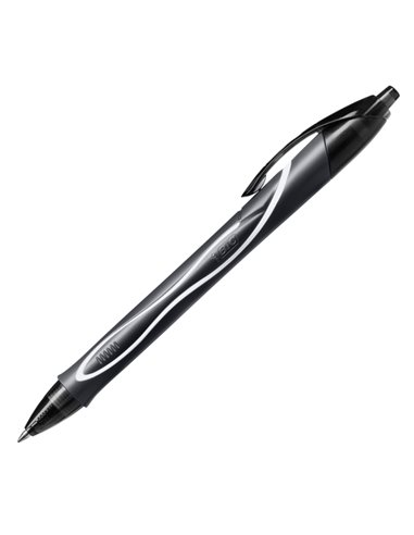 Scatola 12 penna sfera scatto Gelocity quick dry nero BIC® 949873