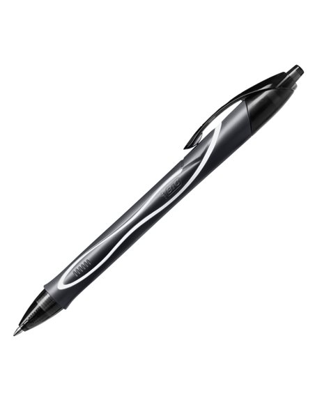 Scatola 12 penna sfera scatto Gelocity quick dry nero BIC® 949873