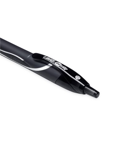 Scatola 12 penna sfera scatto Gelocity quick dry nero BIC® 949873
