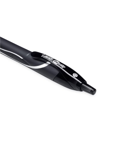 Scatola 12 penna sfera scatto Gelocity quick dry nero BIC® 949873