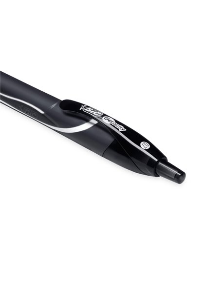Scatola 12 penna sfera scatto Gelocity quick dry nero BIC® 949873