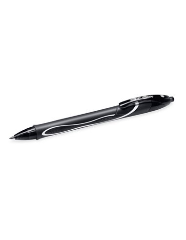 Scatola 12 penna sfera scatto Gelocity quick dry nero BIC® 949873