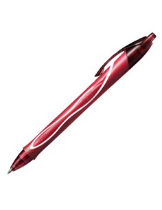 Scatola 12 penna sfera scatto Gelocity quick dry rosso BIC® 949874