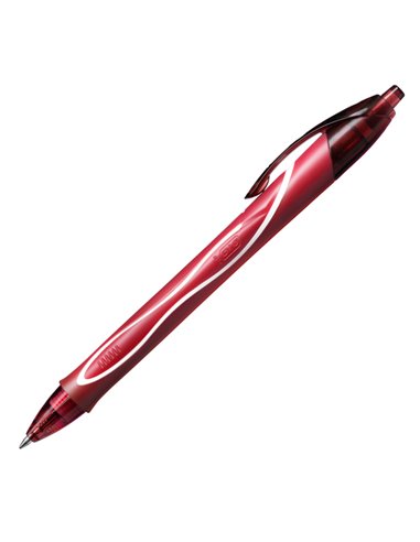 Scatola 12 penna sfera scatto Gelocity quick dry rosso BIC® 949874