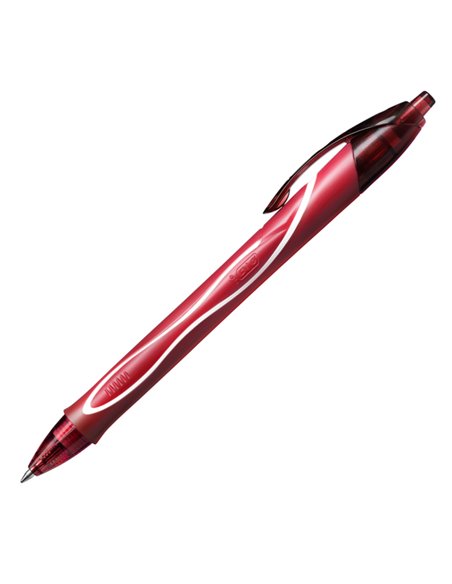 Scatola 12 penna sfera scatto Gelocity quick dry rosso BIC® 949874