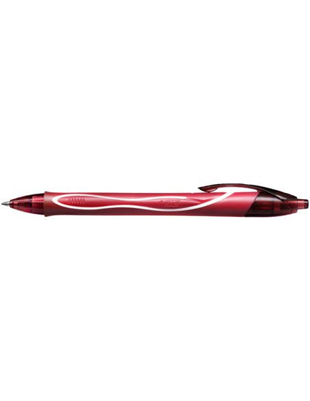 Scatola 12 penna sfera scatto Gelocity quick dry rosso BIC® 949874
