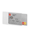 Tasca porta carte di credito argento trasp. 54x87mm RFID Secure Durable 8903-19