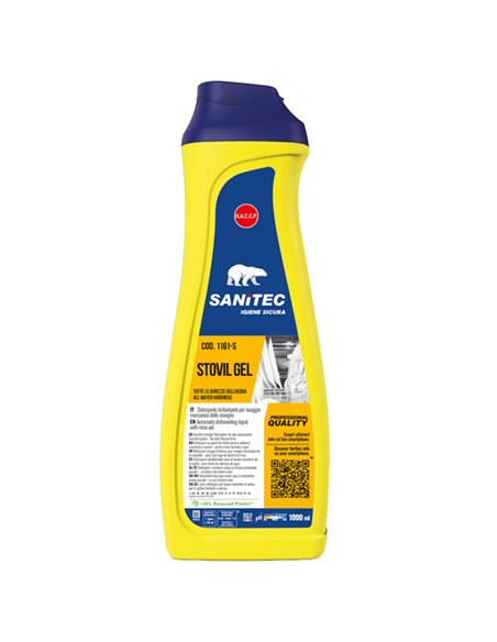 Detergente lavastoviglie Stovil Gel 1Lt Sanitec 1161-S