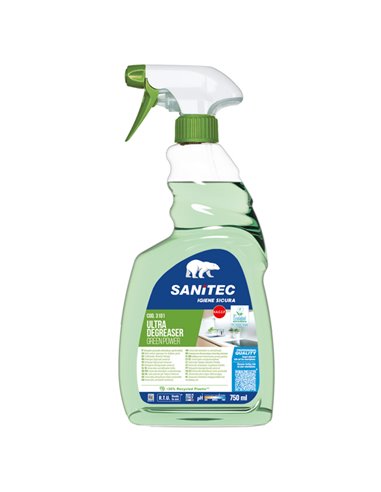 Sgrassatore universale Ultra Degreaser trigger 750ml Green Power Sanitec 3101