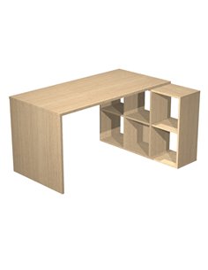 Postazione Home-Office 6 caselle L140 x P104 x H72,4cm Rovere 2767/6MAX_3-C ARTEXPORT SCRIVANIE E TAVOLI RIUNIONE