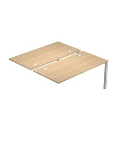 Postazione doppia aggiuntiva per scrivanie 140X166cm Rovere - AgorA' BENCH140X2SEG_C ARTEXPORT SCRIVANIE E TAVOLI RIUNIONE