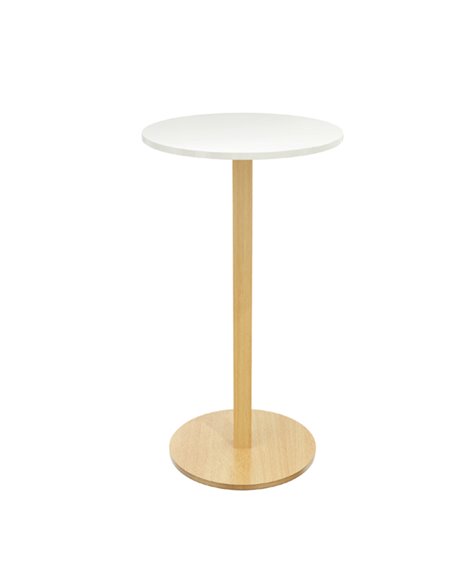 Tavolo alto Ø60 x H110cm Bianco Woody Paperflow K440302 PAPERFLOW TAVOLI BAR