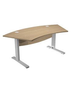 Scrivania fianchi a L in metallo 190x96xH73cm Rovere - AgorA' Direction BMNG-URB+MOD/C ARTEXPORT SCRIVANIE E TAVOLI RIUNIONE