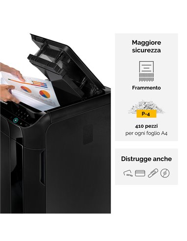 Distruggidocumenti a frammenti AutoMax 350C Fellowes 4964101 FELLOWES A FRAMMENTI E MICROFRAMMENTI