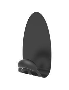 Appendiabiti magnetico 1Posto Nero Alba PMMAG N