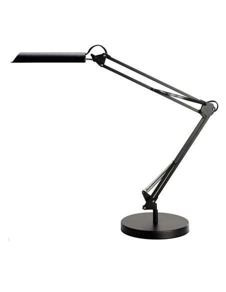 Lampada da tavolo Swingo Led 10W Nero con base e morsetto Unilux 400093838 UNILUX LAMPADE DA TAVOLO