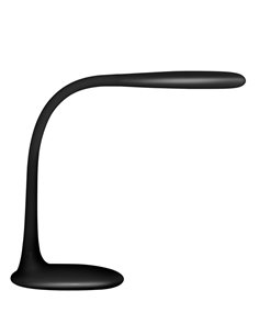 Lampada da tavolo Lucy Led 6,8W Nero Unilux 400093640 UNILUX LAMPADE DA TAVOLO