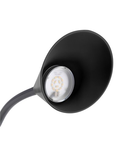 Lampada da tavolo Sol Led 7,4W Nero Unilux 400077402 UNILUX LAMPADE DA TAVOLO