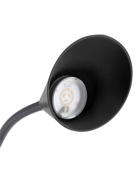 Lampada da tavolo Sol Led 7,4W Nero Unilux 400077402 UNILUX LAMPADE DA TAVOLO