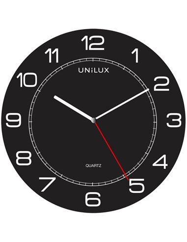 Orologio da parete Ø57,5cm Mega Unilux 400094568 UNILUX OROLOGI-BAROMETRI DA SCRIVANIA E DA PARETE