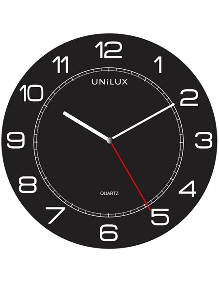 Orologio da parete Ø57,5cm Mega Unilux 400094568 UNILUX OROLOGI-BAROMETRI DA SCRIVANIA E DA PARETE