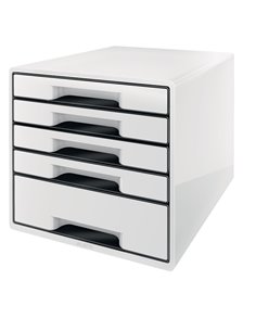 Cassettiera drawer Cabinet CUBE 5 bianco Leitz 52531001 LEITZ CASSETTIERE DA SCRIVANIA